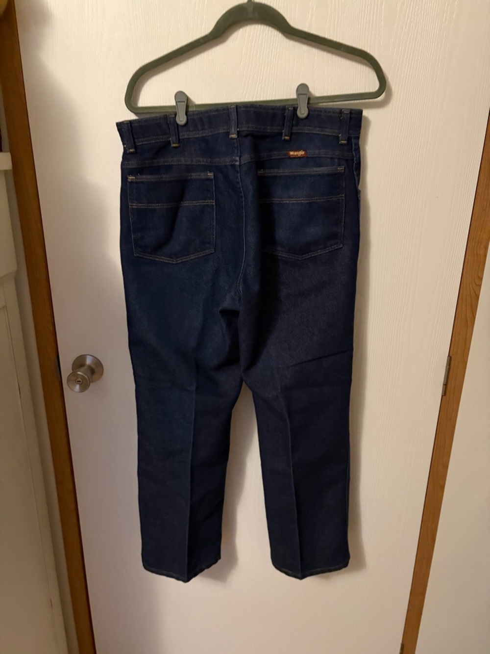 Vintage 70s/80s Wrangler 354 Jeans Made in USA Clean SZ 34X28 Replaced Clasp